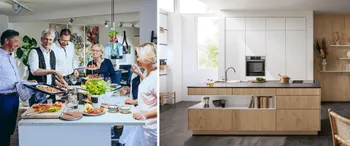 Moderne Küche mit stilvollem Design bei Himmlisch Wohnen.